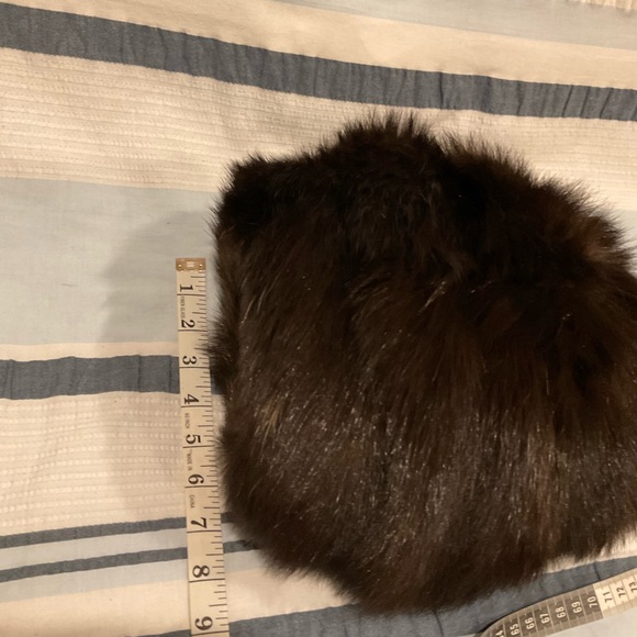 Vintage Genuine Black Fur Muff - Picture 4 of 11